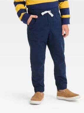 NWT Cat & Jack 18 M NAVY BLUE JOGGERS